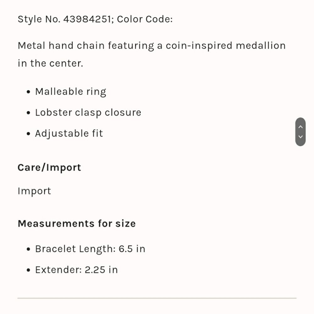 Free People Saint Christopher Chain Glove - Picture 6 of 8